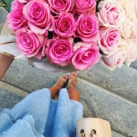 pink roses instagram picture